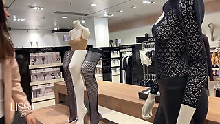 3 Fitting Room Special Lycras + Masturbation