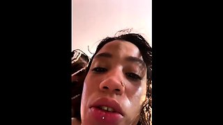 Horny brunette takes hard BBC pounding and get load of cum