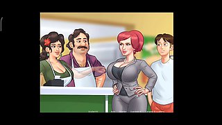 Schoolgirl, big tits, big boobs