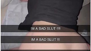 Snap Chat - Cheating No Good Dirty Talking Teenage Slut Can T Help But Thank Her Boyfriend
