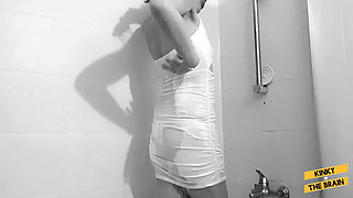 White Little Wet Dress
