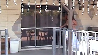 2 Chubby MILFs Enjoying Lesbian Fun by the Pool