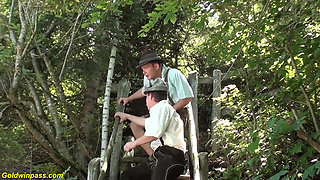 lederhosen anal party