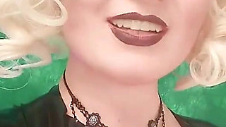 JOI Jerk off Instruction Compilation Video in Latex Pvc From Sexy Curvy Mistress POV