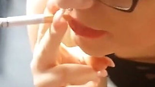 Smoking Blowjob at Work!