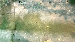 I charmed the thin chick on the street, took her home, and shoveled my swelling in; the lil minx was all opened up open.