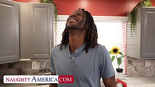 Busty Bad Girl Ebony Mystique Cheats On Husband With Big Cock Neighbor