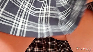 This is a Powerful Orgasm in the Park! Public Sex! Upsk1rt View!