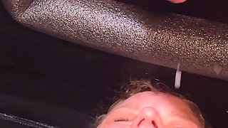 Cum Facial at the Gloryhole