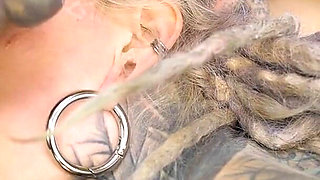 Two Slim Girls in Lingerie and High Heels Get Rough Fucked by 2 Guys