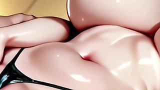 Fox Girl Ahri, Takes Huge Cock Between Her Big Tits Before Riding Like Crazy and Taking Monster Facial!