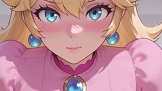 Princess Peach Rewards You with Sex for Saving Her! Super Mario 3D Hentai Sex Uncensored