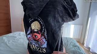I cheated my girlfriend with her stepsister "OMG she take off the condom that slut!