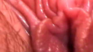 All Natural Brunette Spreads Her Hairy Pussy