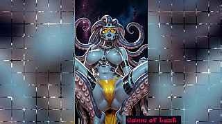 Gol Busty Alien Fantasy Animation V2