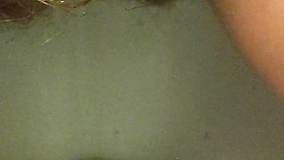 Tsss Pissing From Hairy Pussy in the Night Club 4K