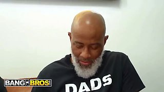 Bangbros - big-titted nia bleu seduces a beach daddy, gets lubricated up, and rails him hard in the studio