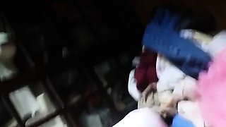 Blonde Crossdresser Swallows Huge Load from Older Man