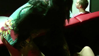 This French Babe Got Big Load of Cum in Cinema