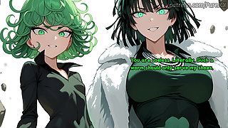 Tatsumaki and Fubuki want to play with their weak prey (Femdom JOI)