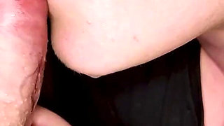 Lady Stepmom Deepthroat Taboo Cum in Mouth Drain Balls