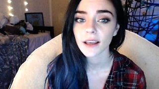 Slutty ponytailed brunette amateur British teen babe Lacey