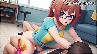 Ai Generated - School Uniform Titfuck Massive Boobs Deepthroat Creampie