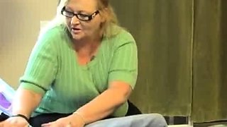 Milf Mrs. Love tries to coax Jimmy into showing her his