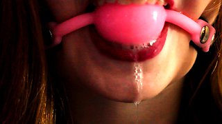 Blonde tight pussy babe solo toy fun in glamour masturbation