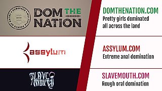 ASSYLUM - Insatiable bondage & discipline bi-atch deepthroating salami