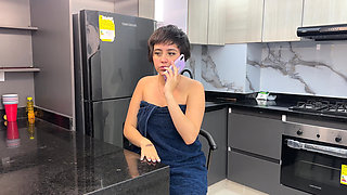 I Order a Delivery, but I Like the Delivery Mans Huge and Delicious Cock Better, so I Ask Him to Stick It in Me