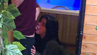 10th Anniversary Jacuzzi Fuck: Mirror Blowjob, Mutual Masturbation & Double Cumshots in the Hot Tub - Selena Vega