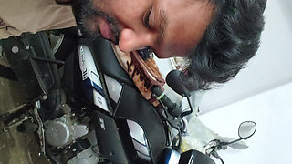 My husband was not at home today, he has gone out