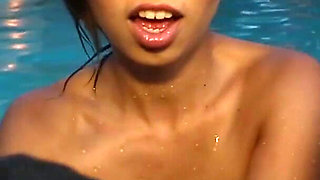 Hot POV cock sucking with Mania Frida Sante!