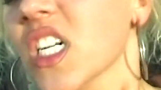 Busty Nympho Blonde Ass Fucked and Cumshot in Mouth by a Black Monster Cock