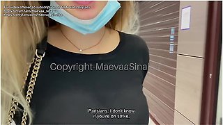 Stranger Challenge - I Ask A Stranger To Fuck Me In The Toilets Of The Paris Airport - Maevaa Sinaloa