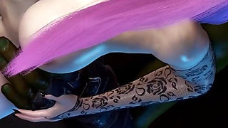 3D BBW Korean Slut Cheating with BBC