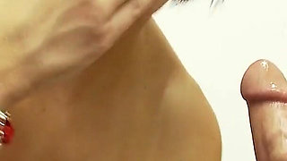 Girls in Hole Scene-3_brunette MILF in Lingerie Enjoys Fucking in Panties in a Glory Hole