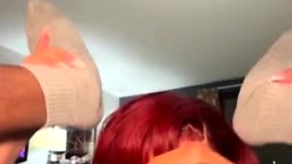 Redhead Genesis Rimming With Daddy POV