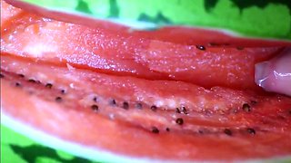 Muscular Amateur Self-Swallowing Fruit Fuck