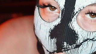 Ghost Sits on Your Face and Sucks Your Cock.