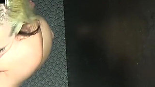 Sexy hotwife Alena Croft returns to the gloryhole for 12 loads of cum POV
