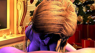 New Year's Eve Blowjob L 3D Animation