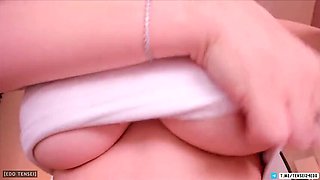 Wild Nude Busty Beauty Rides a Big Black Dick