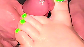 Close up Sexy Foot and Toes
