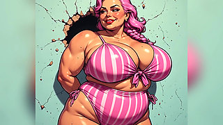 Chubby Bikini Beauties Art