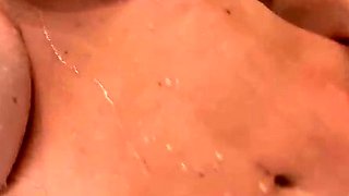 Big boobs milf masturbates with her dildo