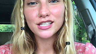Amateur blonde teen casi james outdoor hardcore pounding