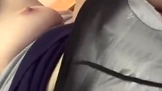 Black Stockings Temptation - Busty Neighbor in a Mini Skirt, Begging for It - Episode2