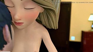Rapunzel 3D Animation Sex - Step Sister Face Fuck & 69 With Brother - Full HD Cartoon Fantasy